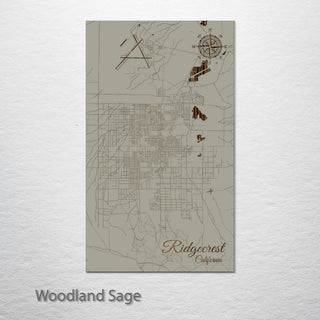Ridgecrest, California Street Map