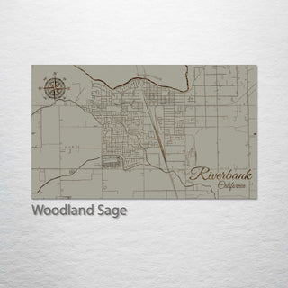 Riverbank, California Street Map