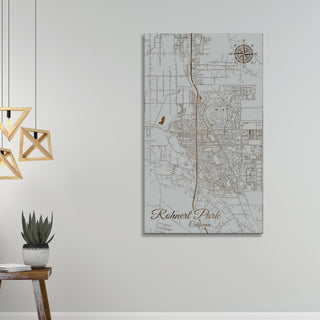 Rohnert Park, California Street Map