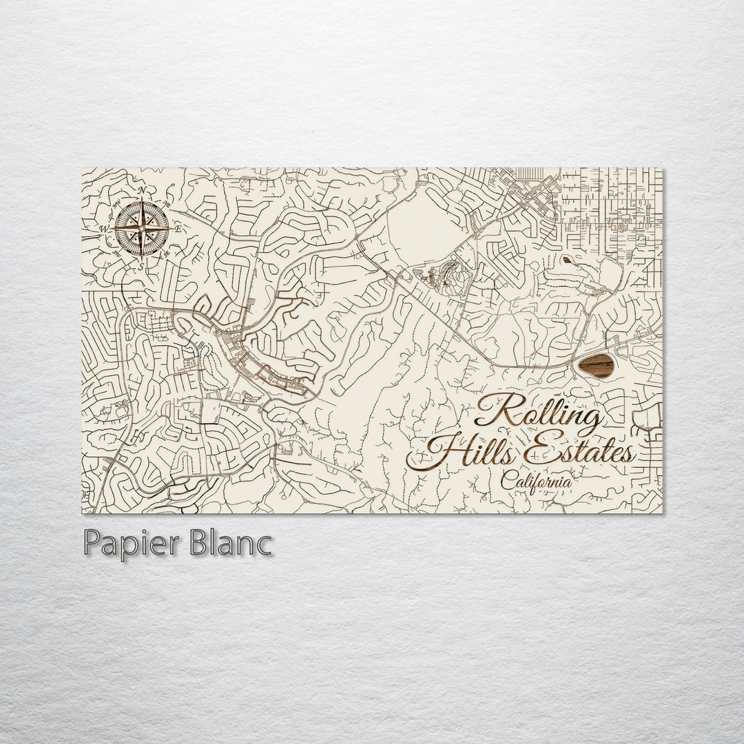 Rolling Hills Estates, California Street Map