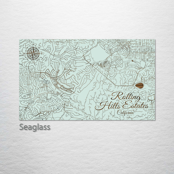 Rolling Hills Estates, California Street Map