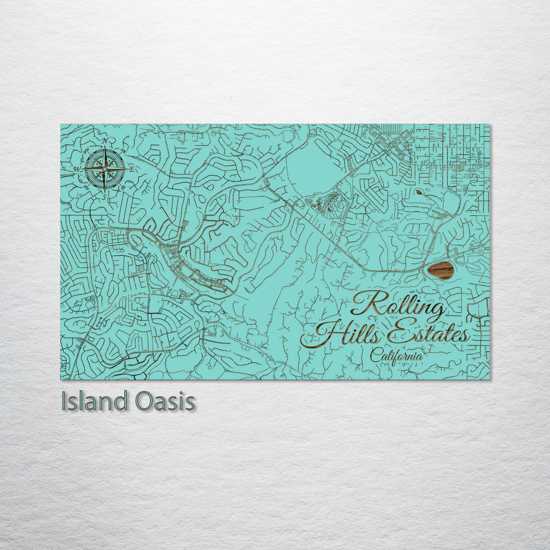 Rolling Hills Estates, California Street Map