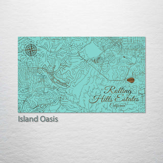 Rolling Hills Estates, California Street Map