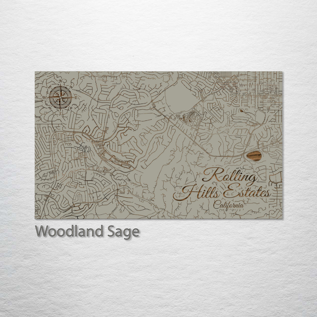 Rolling Hills Estates, California Street Map