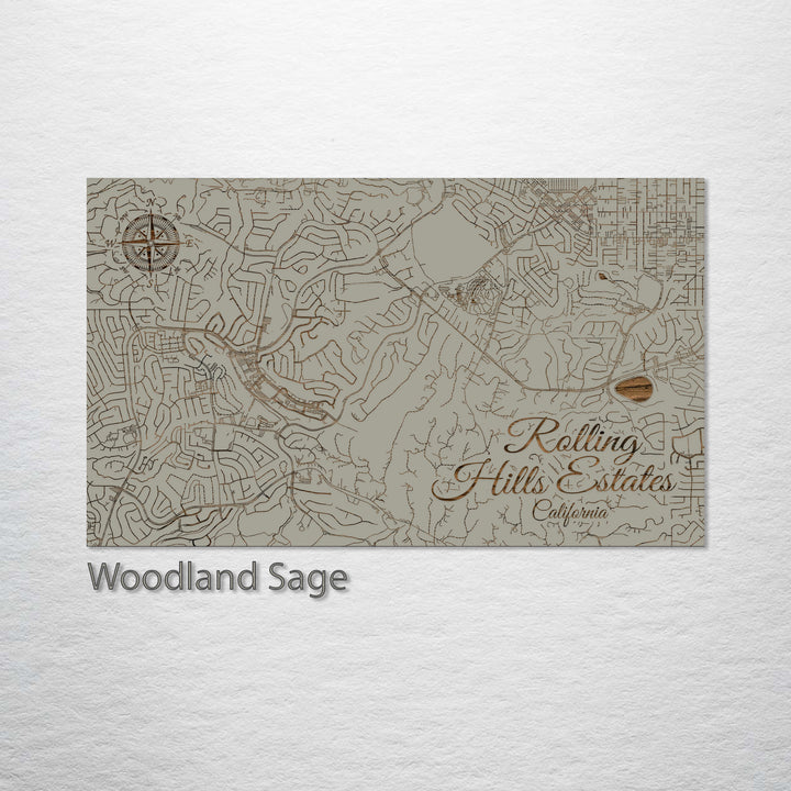 Rolling Hills Estates, California Street Map