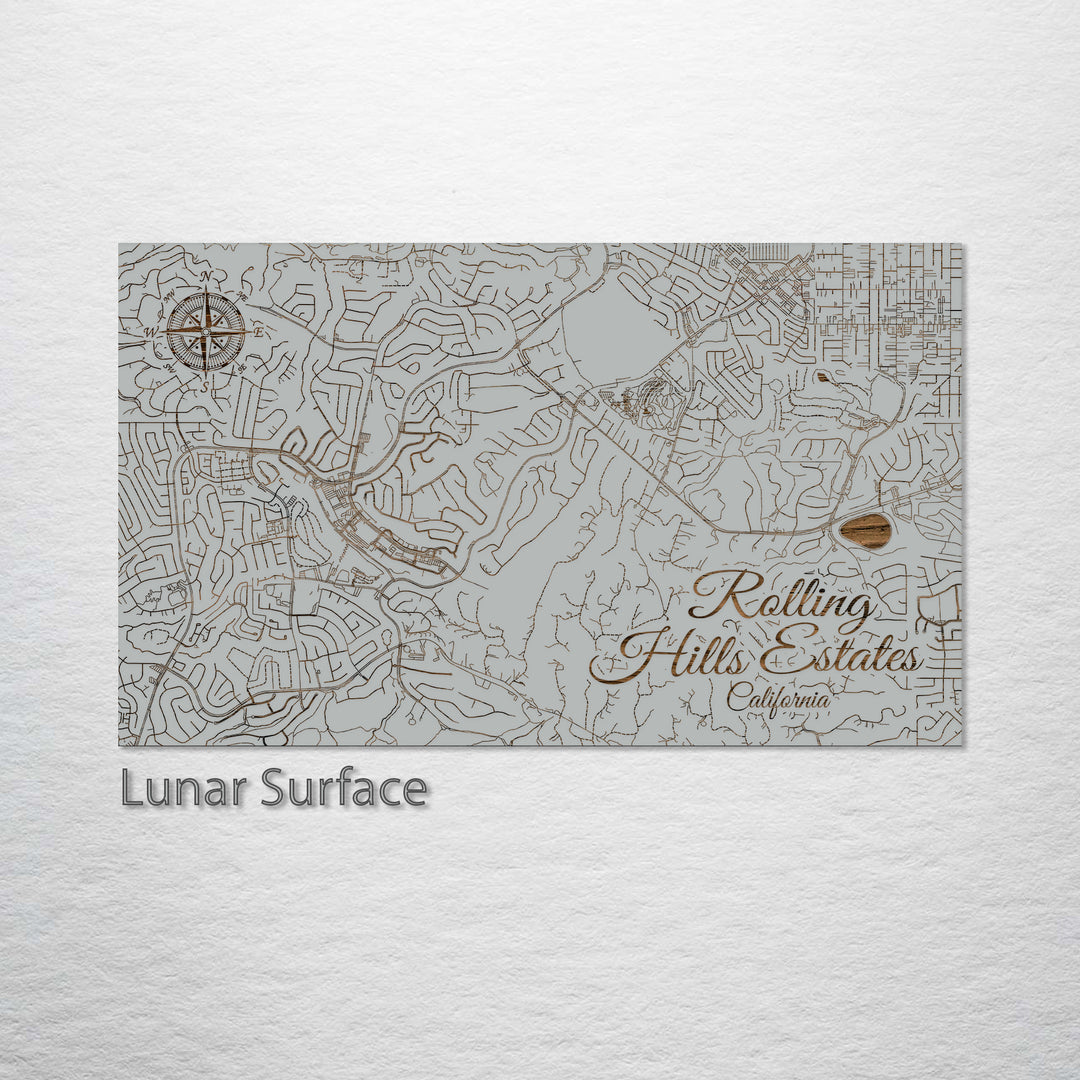 Rolling Hills Estates, California Street Map