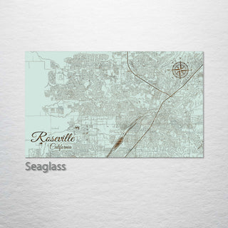 Roseville, California Street Map