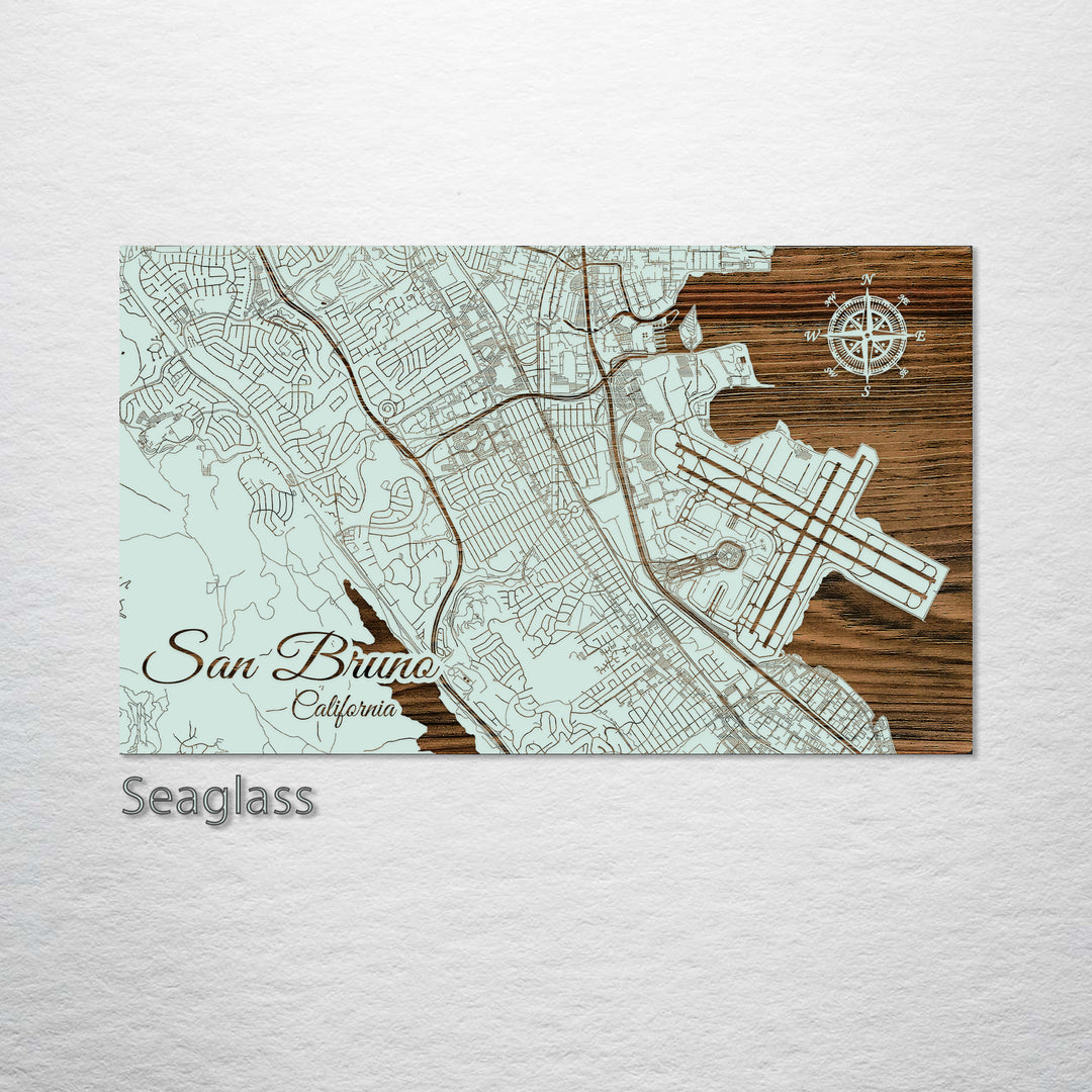 San Bruno, California Street Map