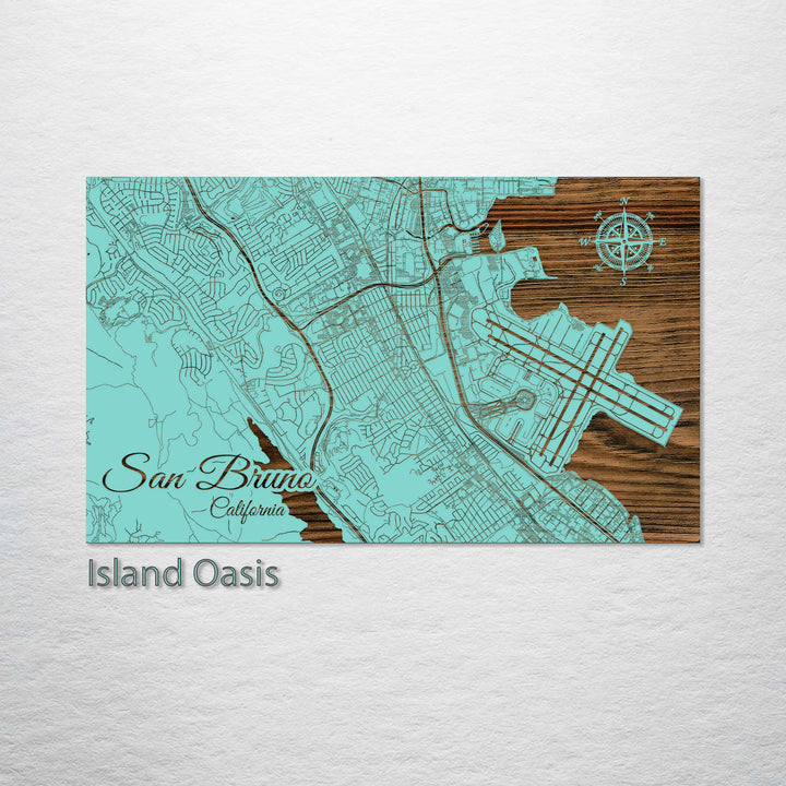 San Bruno, California Street Map