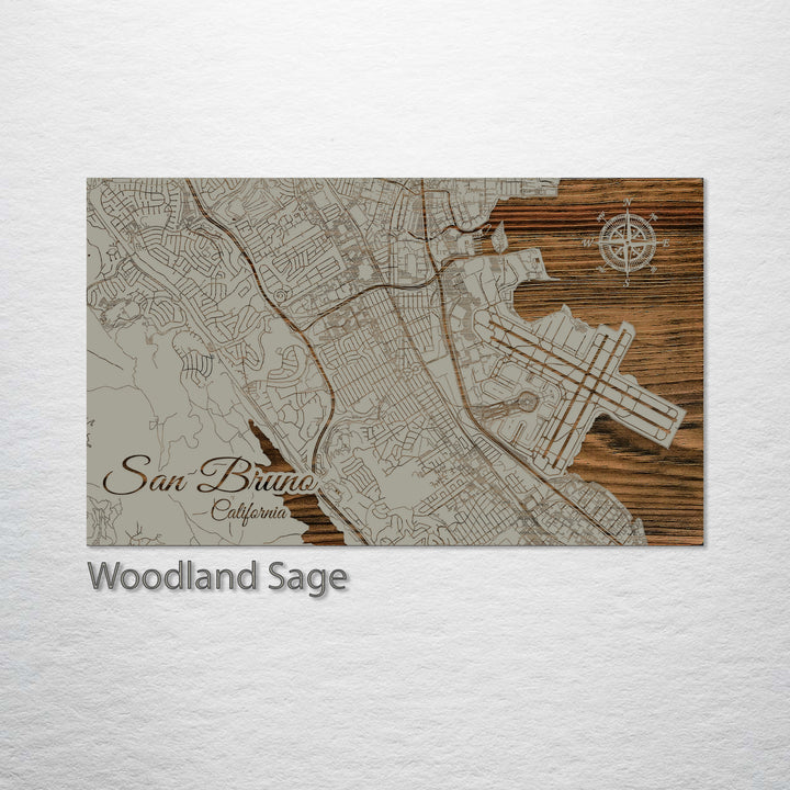 San Bruno, California Street Map