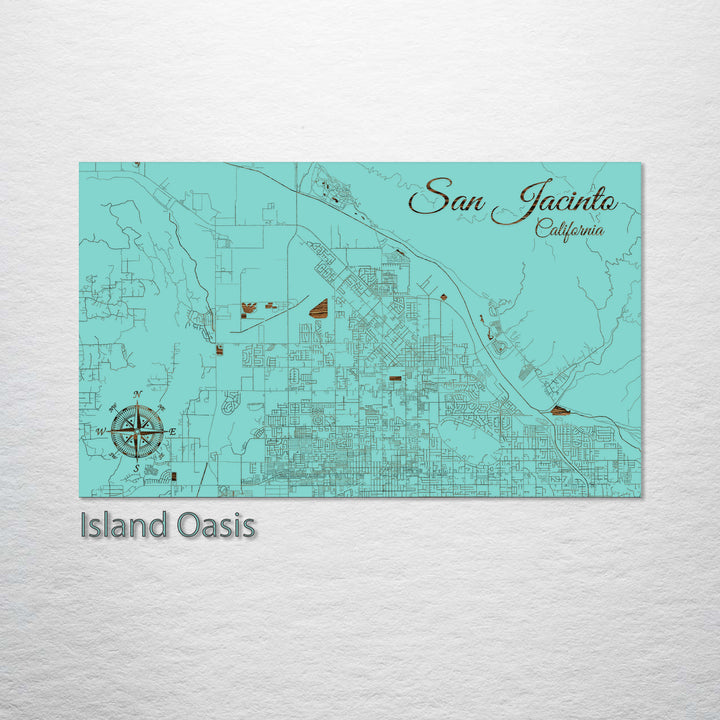 San Jacinto, California Street Map