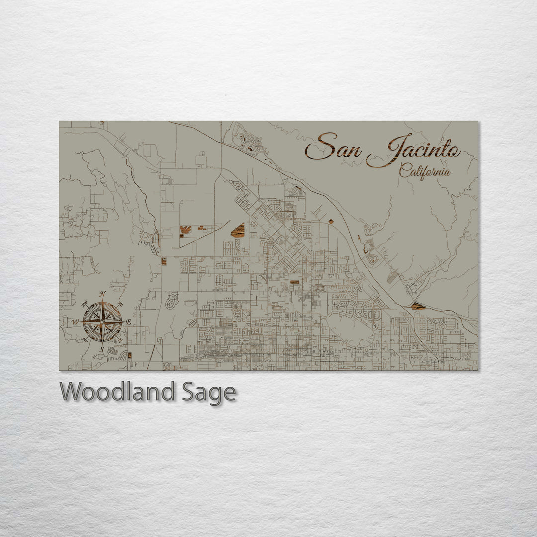 San Jacinto, California Street Map