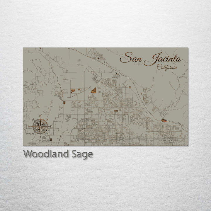 San Jacinto, California Street Map