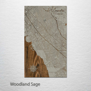 San Leandro, California Street Map