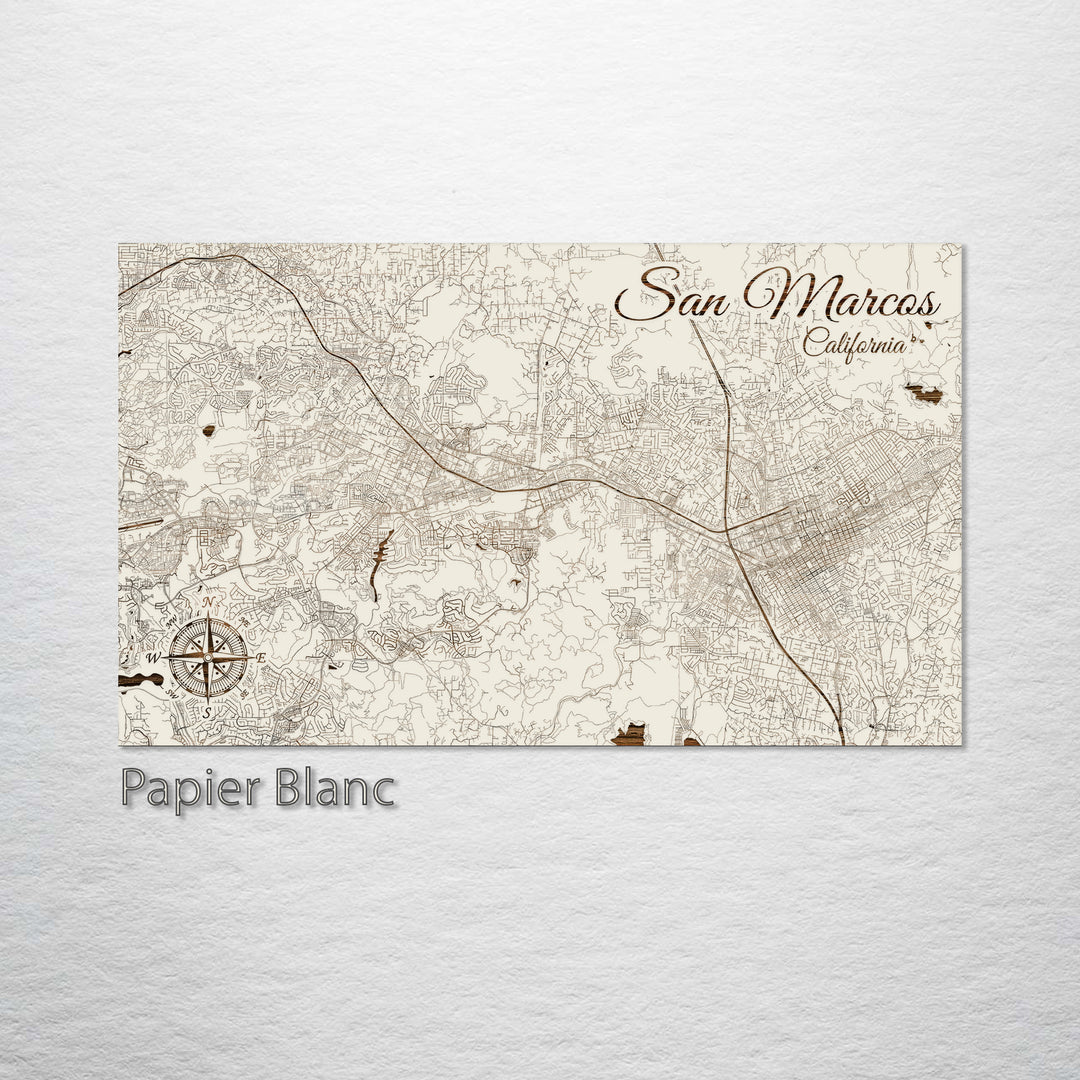 San Marcos, California Street Map