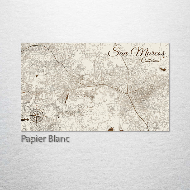 San Marcos, California Street Map