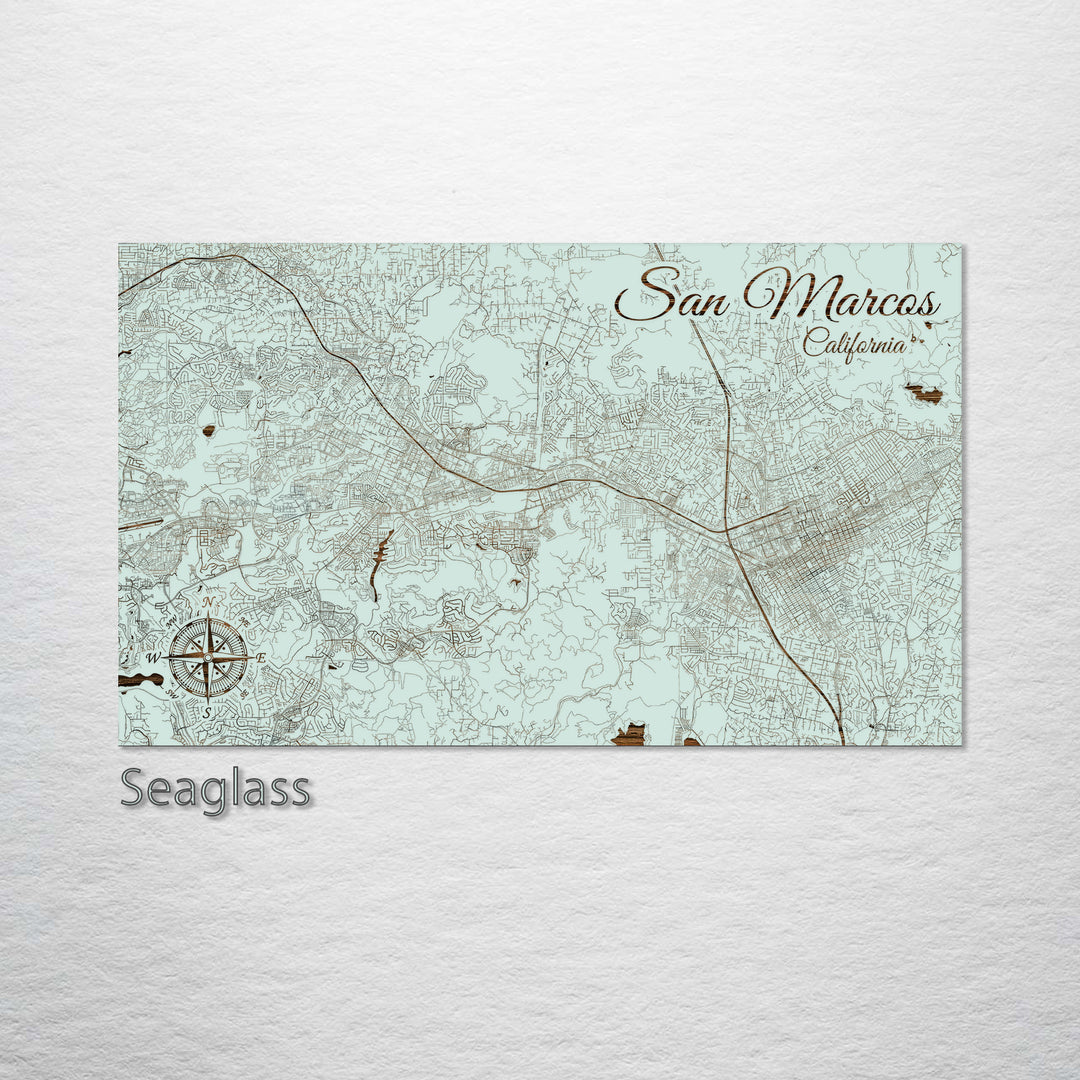 San Marcos, California Street Map