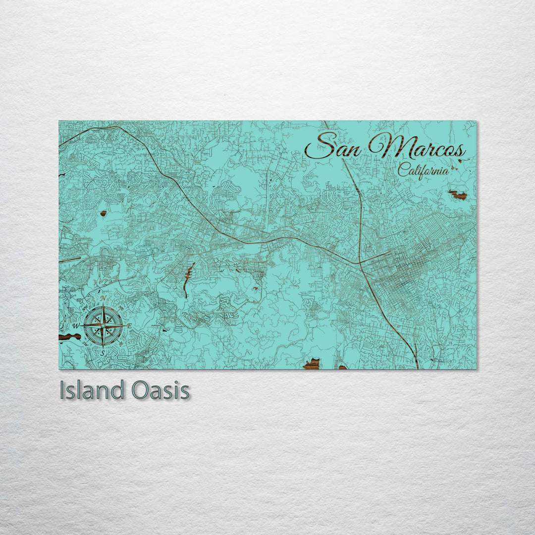 San Marcos, California Street Map
