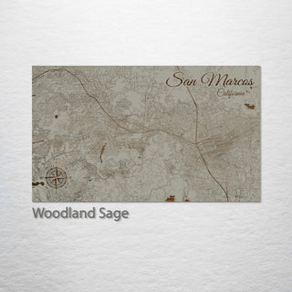 San Marcos, California Street Map