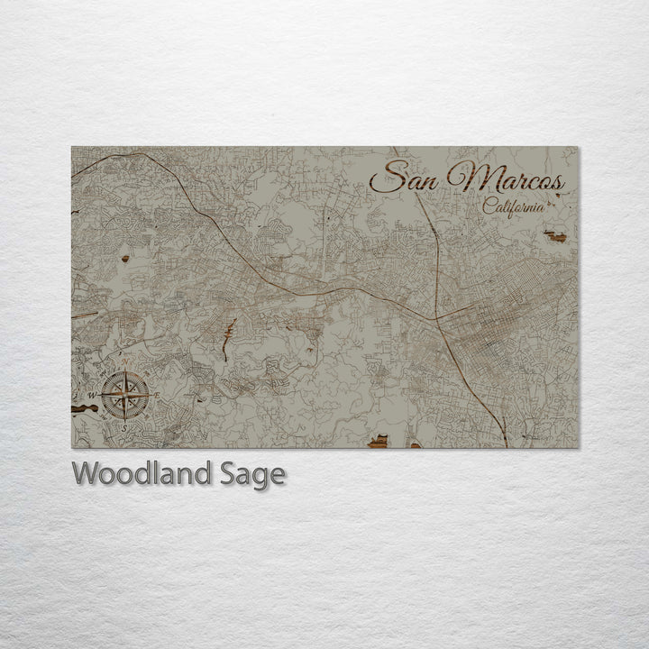 San Marcos, California Street Map