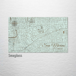 San Marino, California Street Map