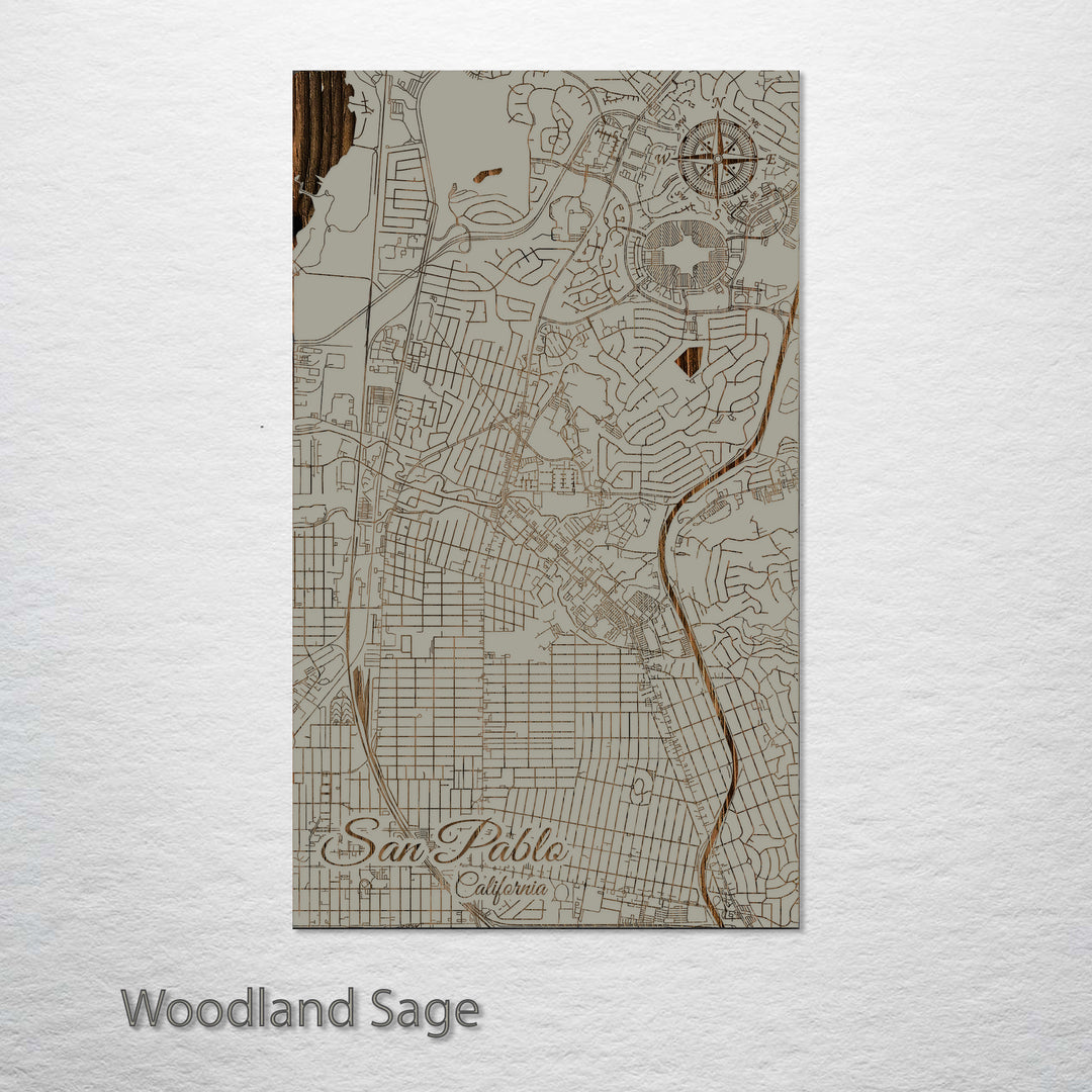 San Pablo, California Street Map