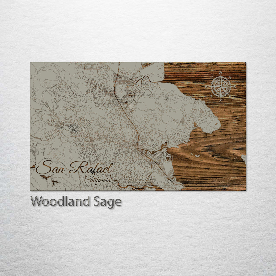 San Rafael, California Street Map