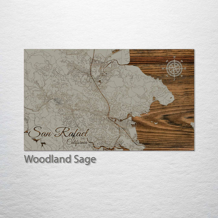 San Rafael, California Street Map