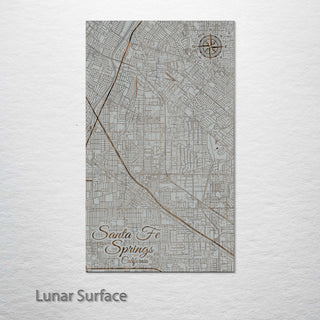Santa Fe Springs, California Street Map