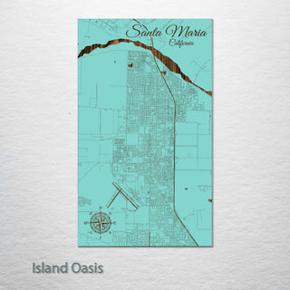 Santa Maria, California Street Map