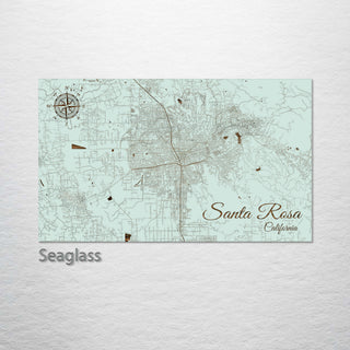 Santa Rosa, California Street Map