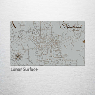 Sebastopol, California Street Map