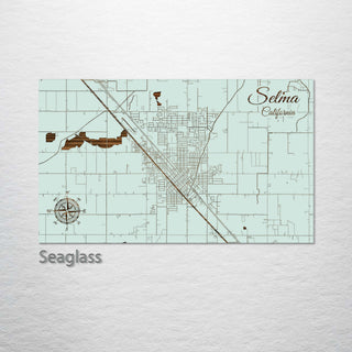 Selma, California Street Map