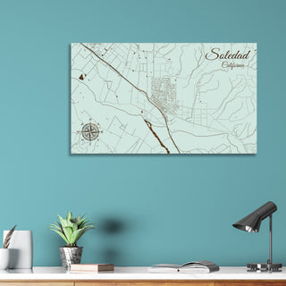 Soledad, California Street Map