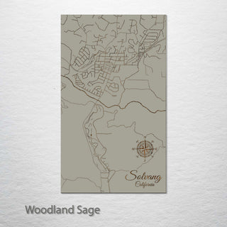 Solvang, California Street Map
