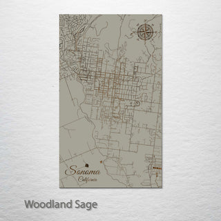 Sonoma, California Street Map