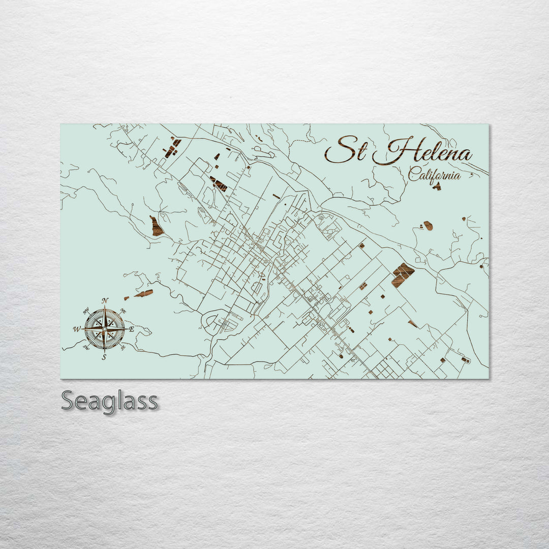 St. Helena, California Street Map