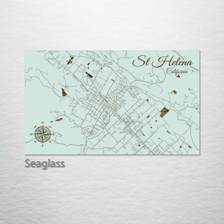 St. Helena, California Street Map