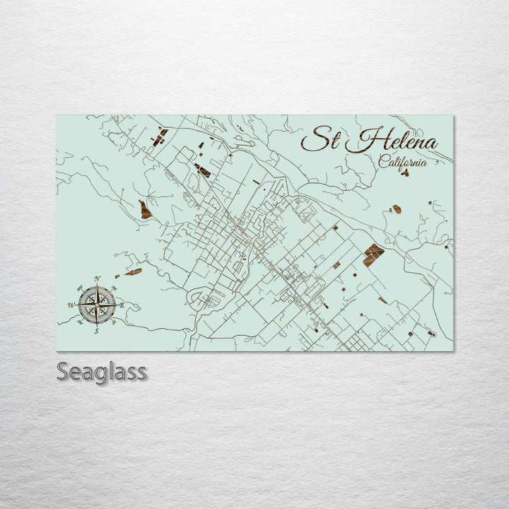 St. Helena, California Street Map