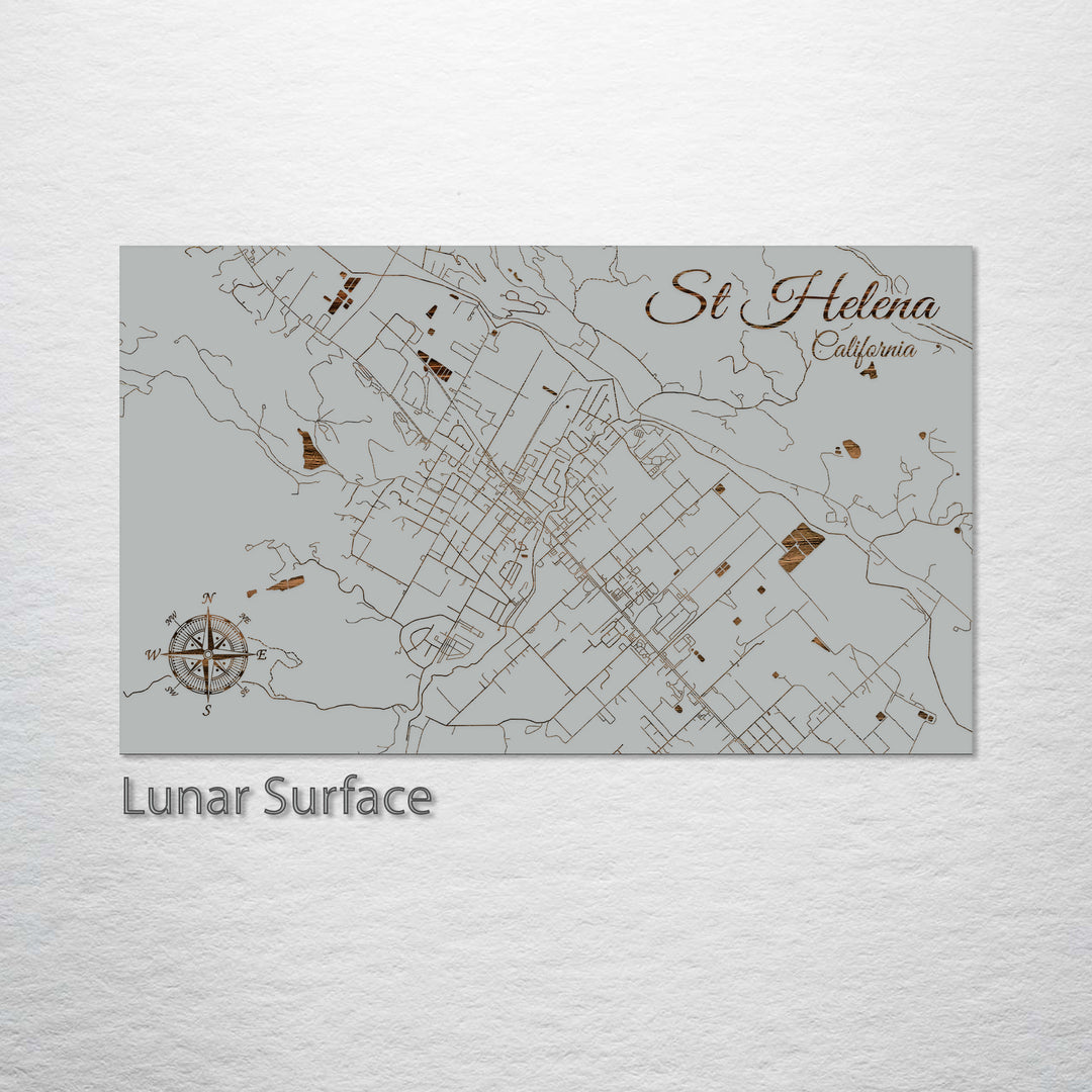 St. Helena, California Street Map