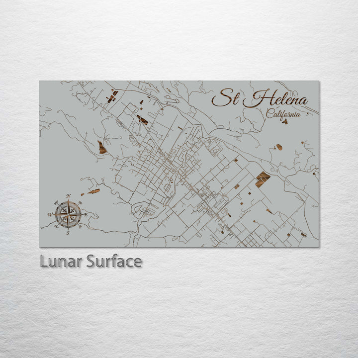 St. Helena, California Street Map