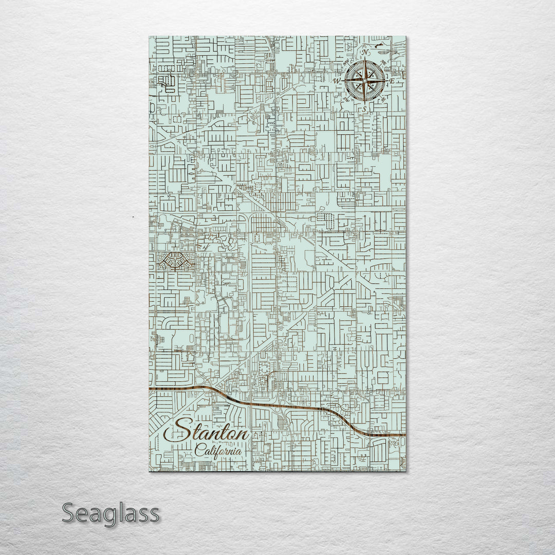 Stanton Sc Map Stanton, California Street Map