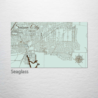 Suisun City, California Street Map