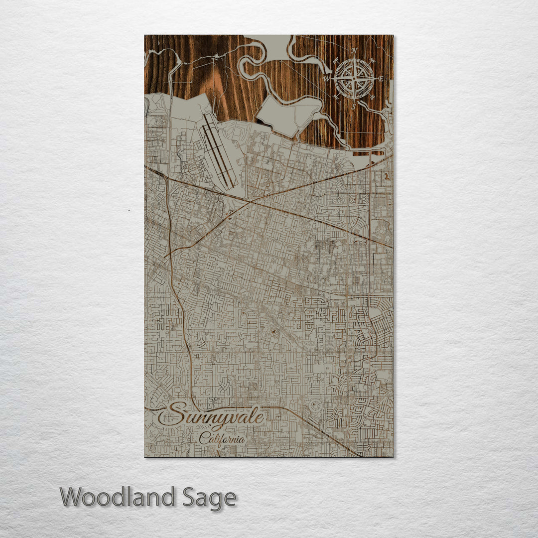 Sunnyvale, California Street Map