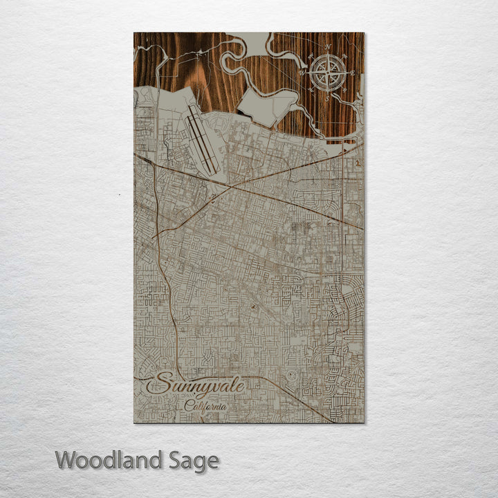 Sunnyvale, California Street Map