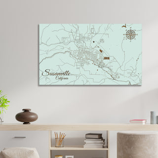 Susanville, California Street Map