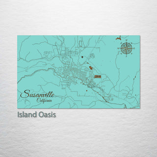 Susanville, California Street Map