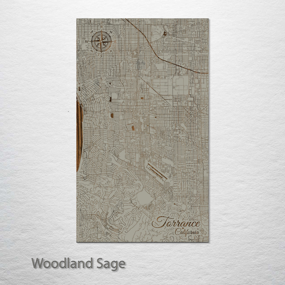 Torrance, California Street Map