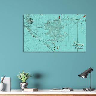 Tracy, California Street Map