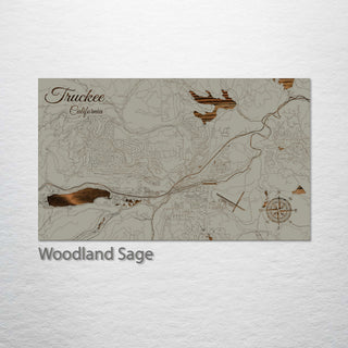 Truckee, California Street Map